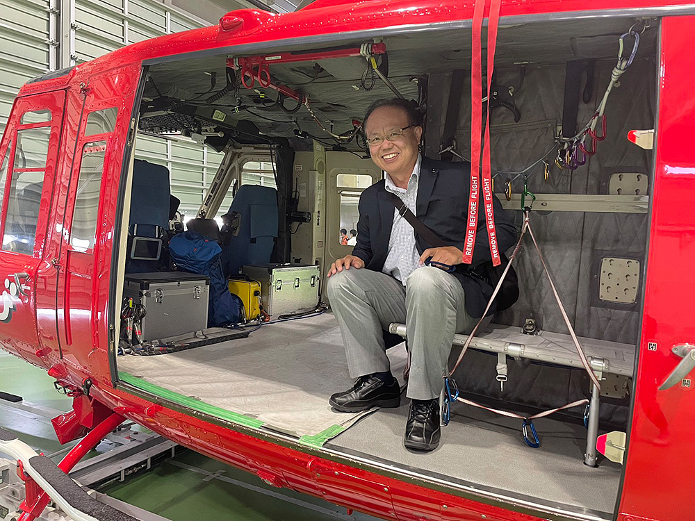 防災消防ヘリきび