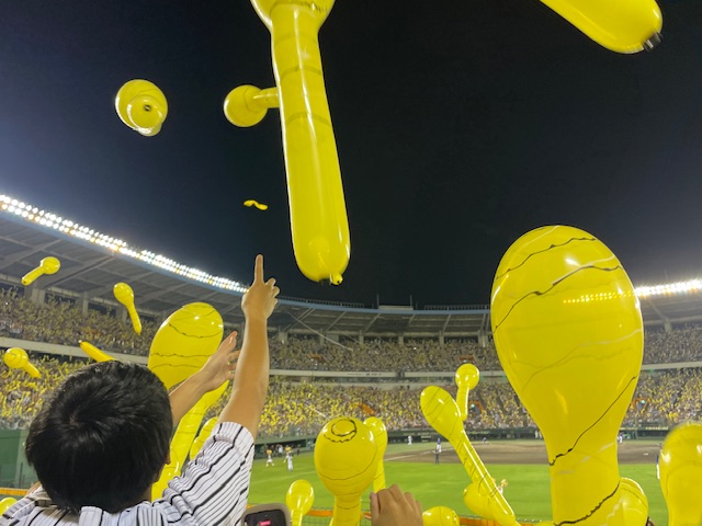 倉敷マスカットスタジアムでの阪神戦。