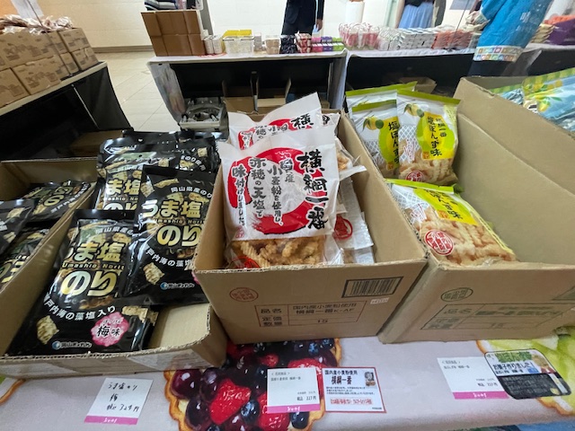 岡山県産の物販展