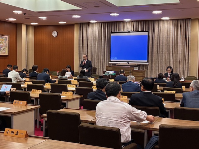 九月定例岡山県議会中に開催した地域公共政策セミナー